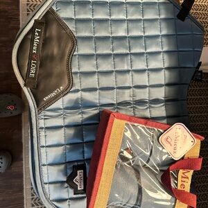 LeMieux Blue Saddle Pad and Bag Set